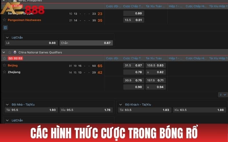 Các cửa đặt cược trong bóng rổ mà thể thao AE888 cung cấp Các cửa đặt cược trong bóng rổ mà thể thao AE888 cung cấp