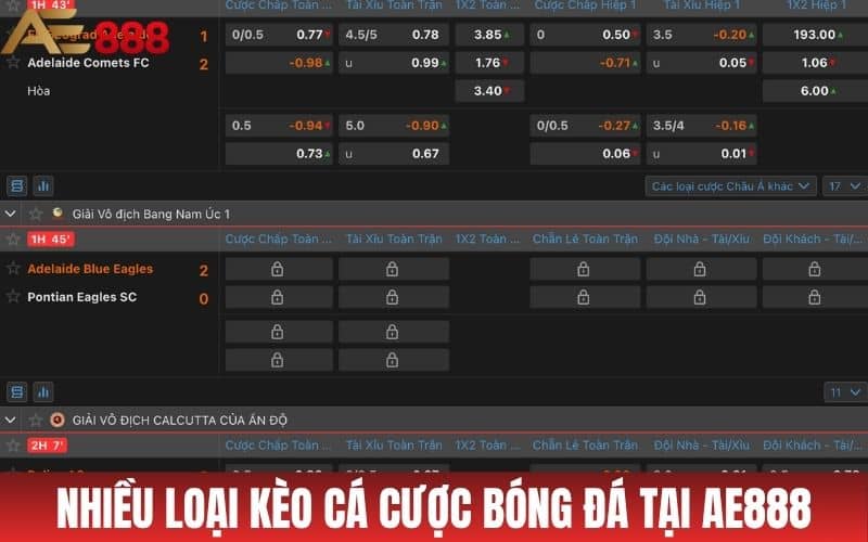 Nhiều loại kèo cá cược bóng đá chất lượng tại AE888 Nhiều loại kèo cá cược bóng đá chất lượng tại AE888