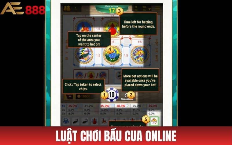 Luật chơi cơ bản cần nhớ khi tham gia bầu cua online